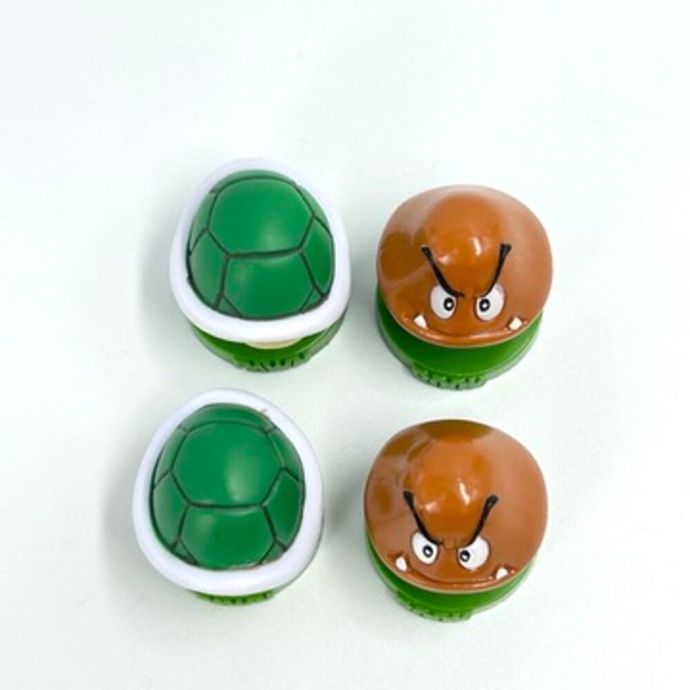 4pc Super Mario Chess Replacement Part 2 PAWN Koopa Shell 2 ROOK Goomba Nintendo - Picture 2 of 7